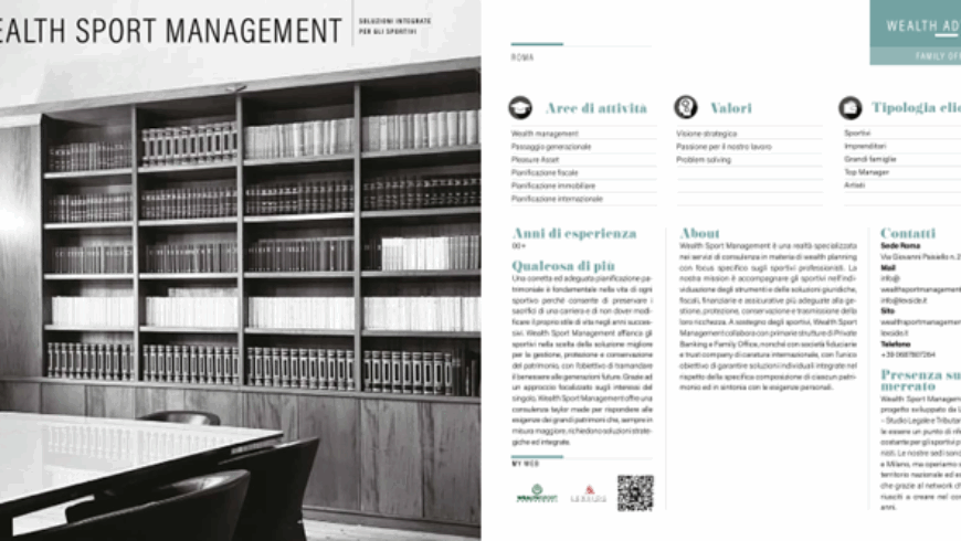 WEALTH SPORT MANAGEMENT tra i “Top 200 Advisor del Wealth” per il 2025